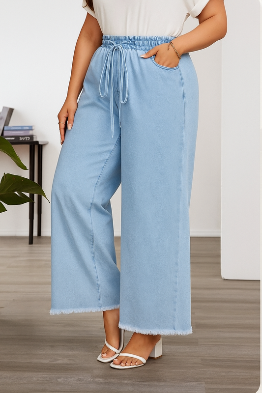 Light Blue Denim Trouser