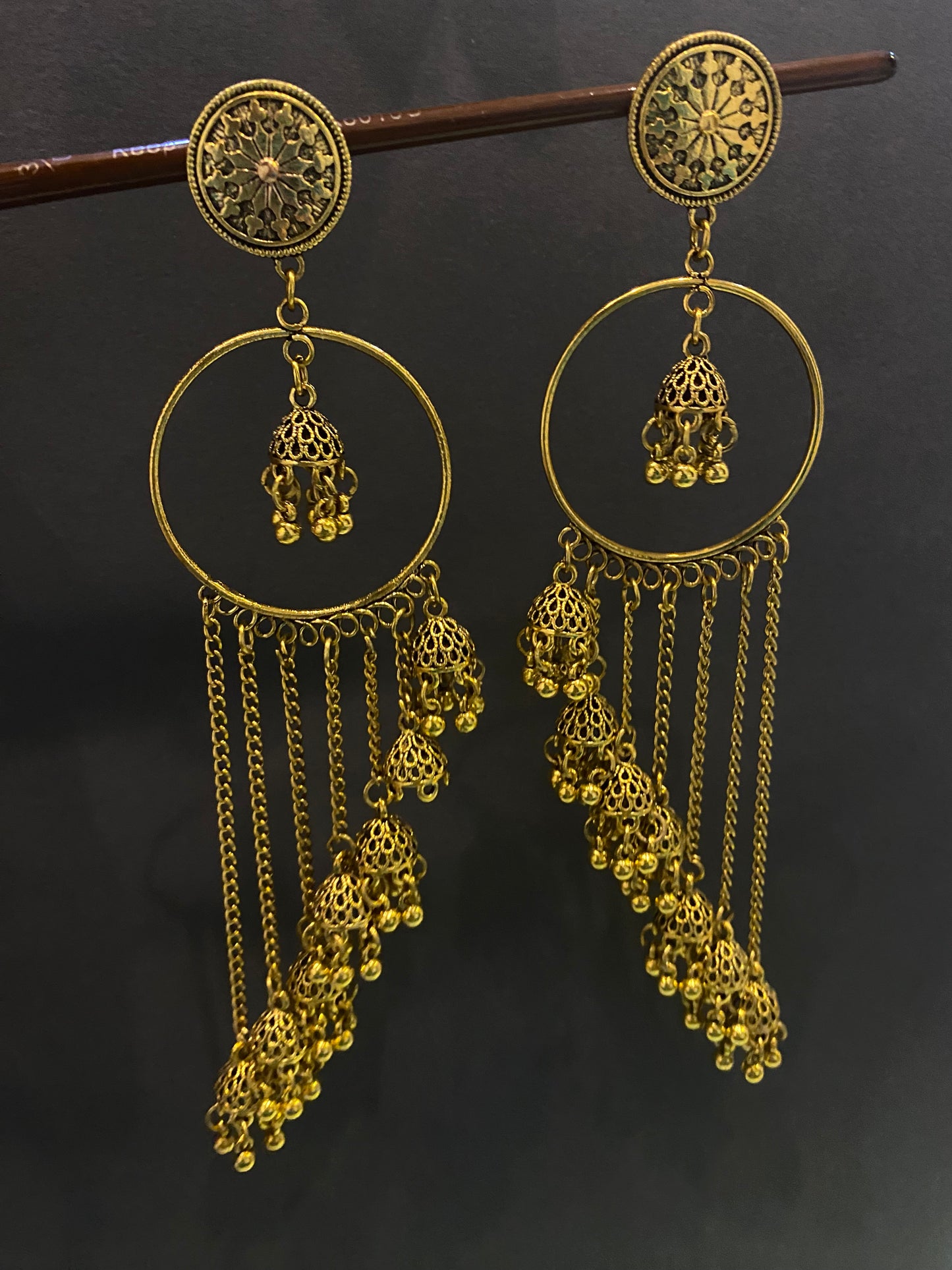 Jingling Long Jhumkas-A024