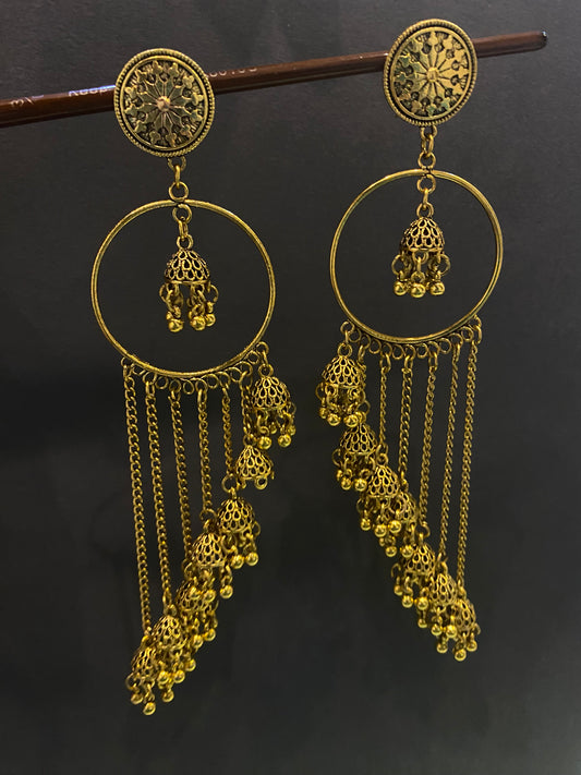 Jingling Long Jhumkas-A024