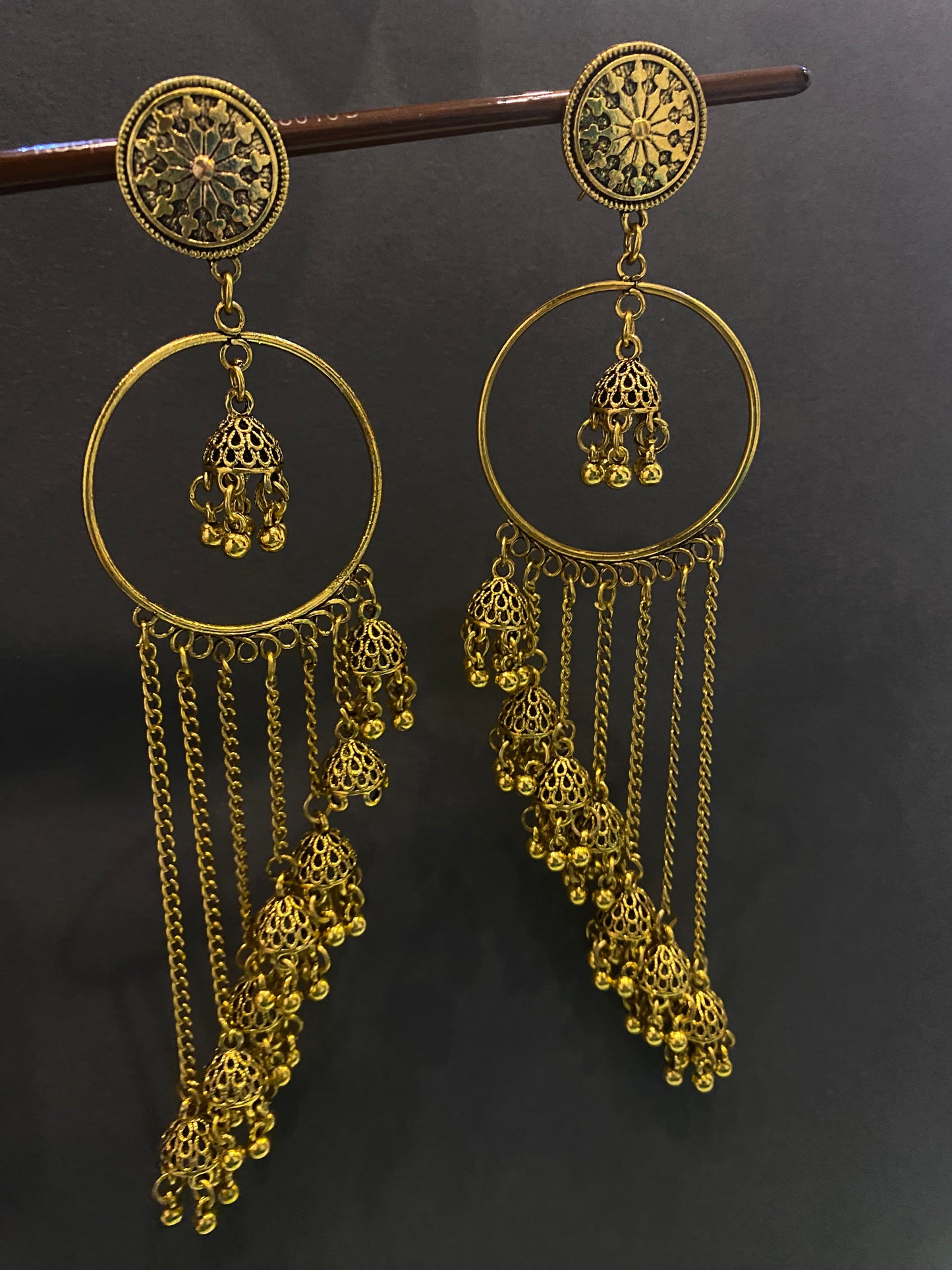 Jingling Long Jhumkas-A024