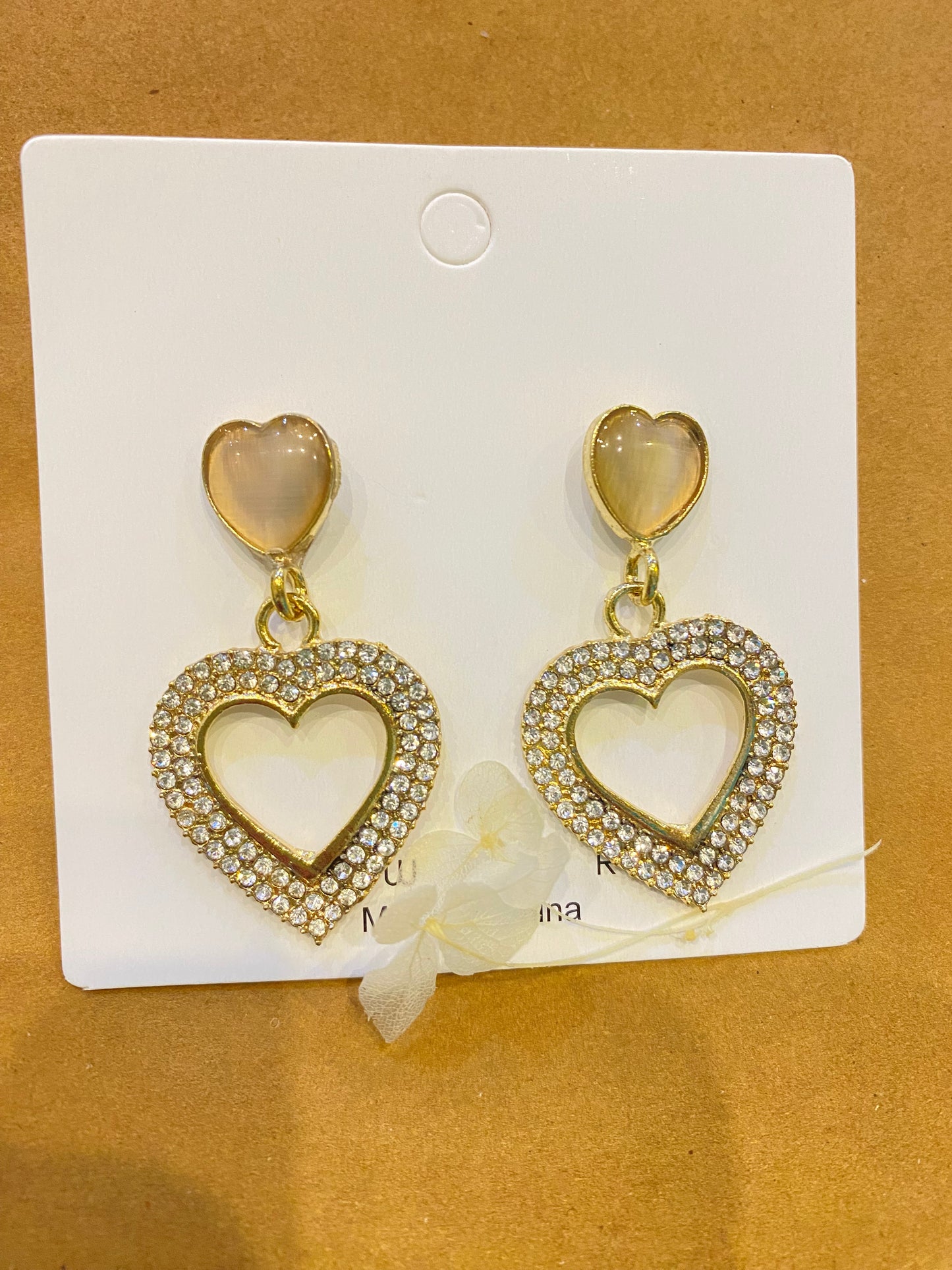 Cherished Hearts Earrings-A026