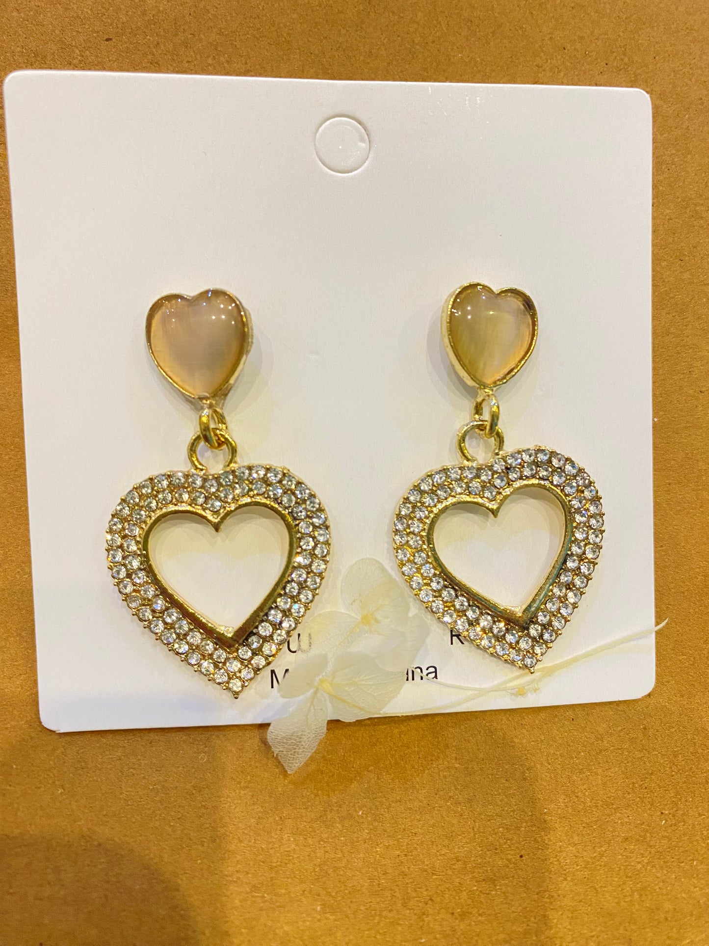 Cherished Hearts Earrings-A026