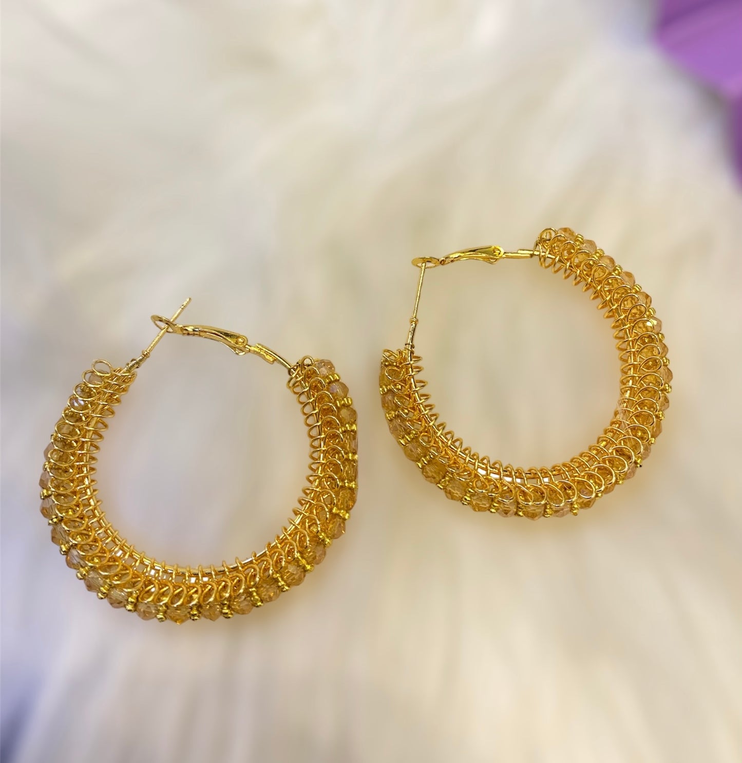 Moon Hoops Pair -A019